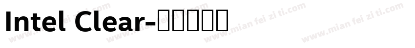 Intel Clear字体转换